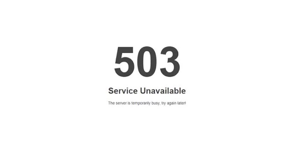 503 Service Unavailable Hatası Nedir?